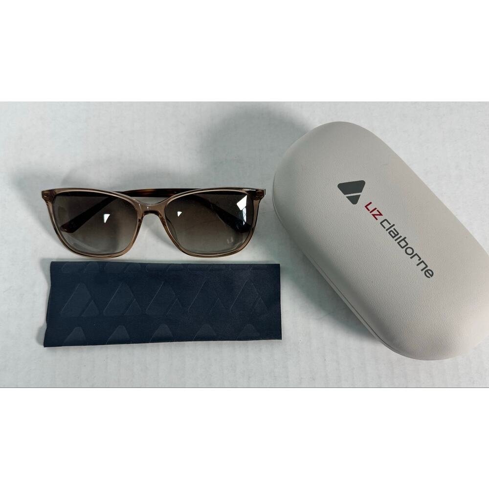 Liz Claiborne LS92/S SD9HA Crystal Accent Cat Eye Sunglasses